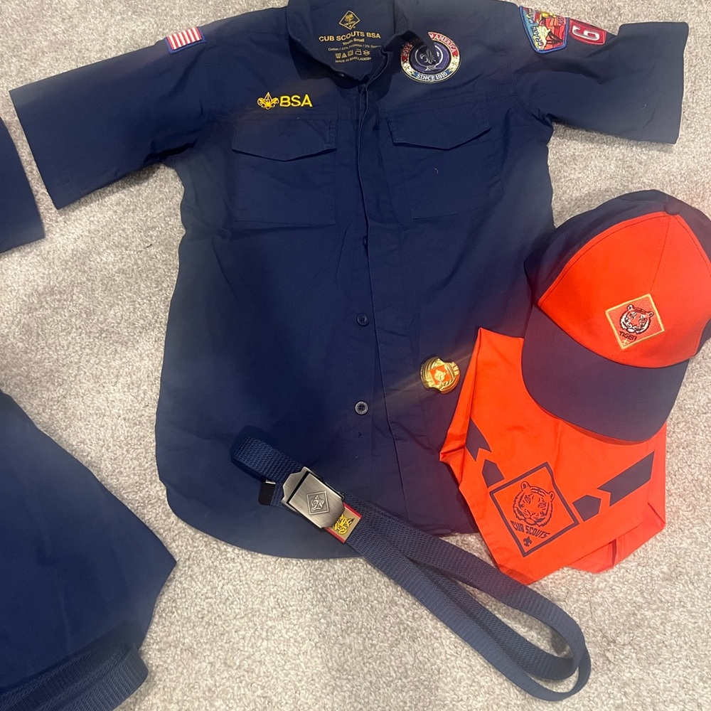 BSA Navy Blue Uniform Shirt with Accessories
